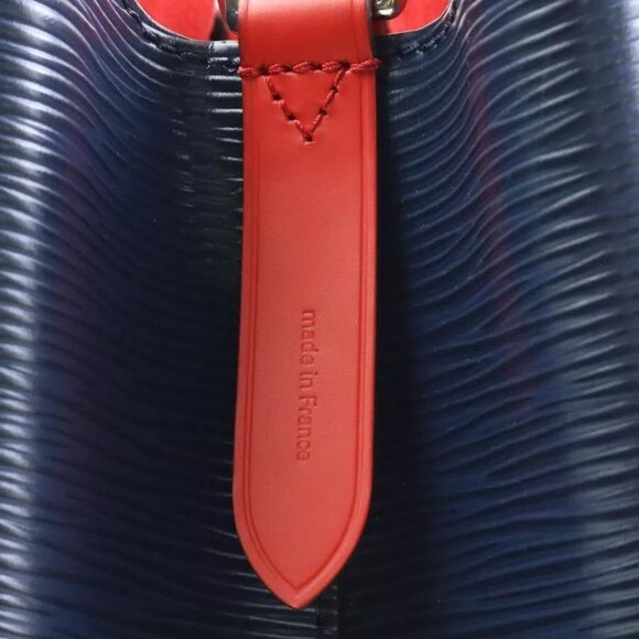 Auth LOUIS VUITTON Epi Neo Noe Handbag Shoulder Bag Navy/Red Epi Leather - Picture 3 of 16